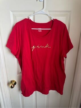 Pink Brand Tee